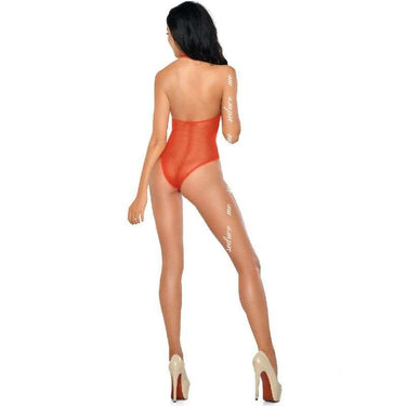 Collezione Black Diamond Teddy in Tulle Rosso Elegante e Artigianale